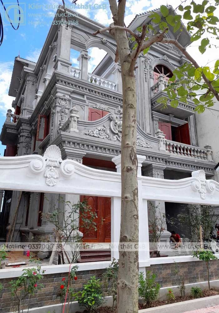 Công trình nhà anh Phương - Ninh Bình là mẫu biệt thự tân cổ điển sang trọng và đẹp mắt