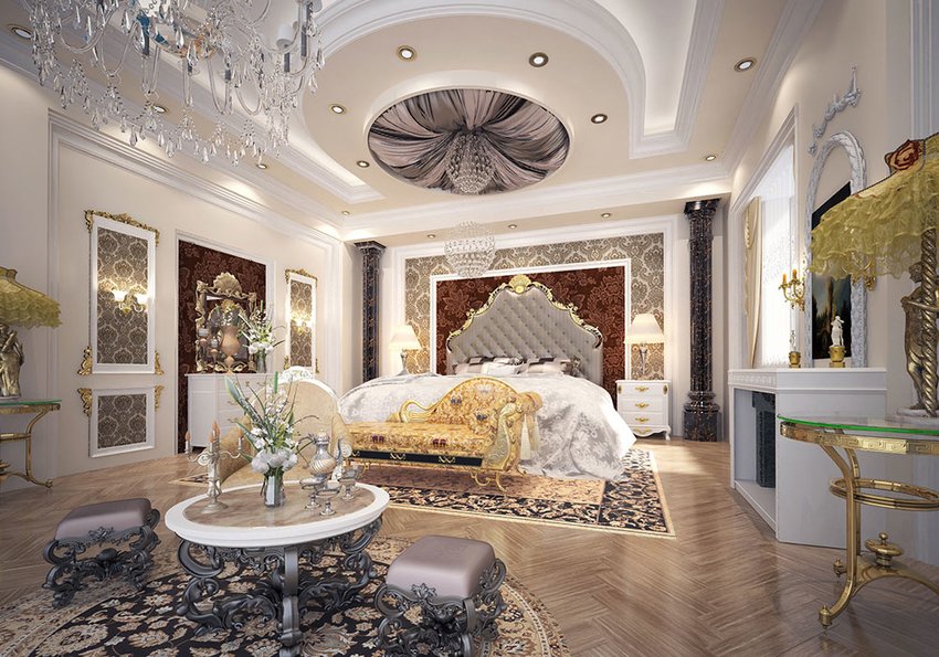 Chiêm ngưỡng mẫu thiết kế nội thất biệt thự tuyệt đẹp trong phòng ngủ