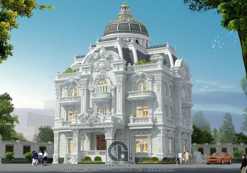Top những mẫu thiết kế biệt thự lâu đài tân cổ điển ấn tượng nhất Việt Nam 2020