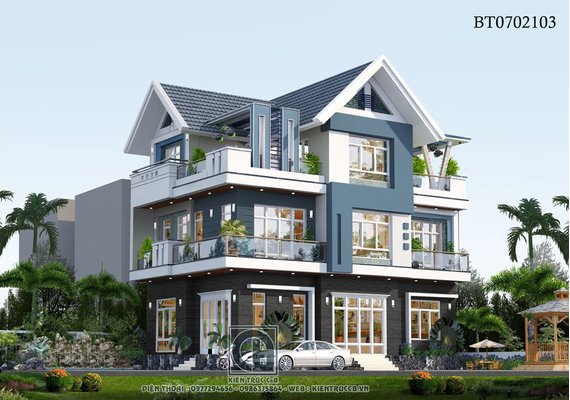 Nên thiết kế biệt thự đẹp theo phong cách hiện đại hay tân cổ điển???