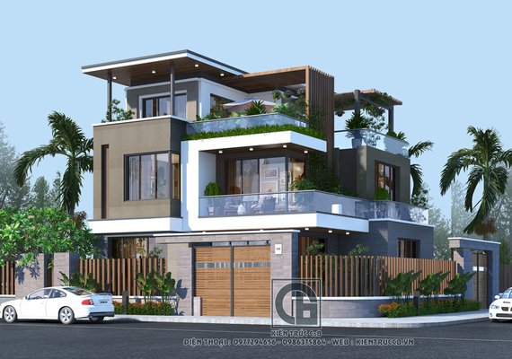 Tổng hợp những mẫu biệt thự 2 tầng hot nhất hiện nay