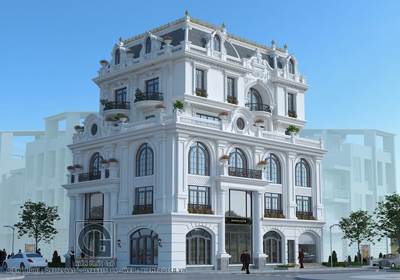 Ngắm những mẫu thiết kế biệt thự kiểu Pháp ấn tượng