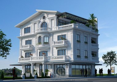 Tổng hợp các mẫu thiết kế biệt thự kết hợp vườn treo ấn tượng