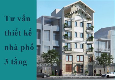 Tư vấn thiết kế nhà phố 3 tầng đẹp
