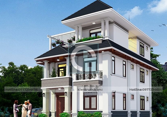 Kinh nghiệm xây nhà ống 3 tầng mái nhật hiện đại đẹp