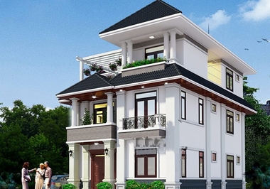 Kinh nghiệm xây nhà ống 3 tầng mái nhật hiện đại đẹp