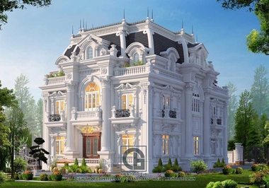 Những điều cần bỏ túi khi xây dựng biệt thự 3 tầng tân cổ điển.