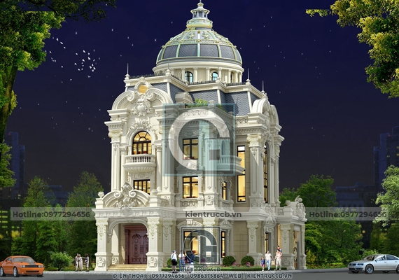 05 mẫu biệt thự mái mansard đẹp nhất của Kiến trúc - Nội thất C&B