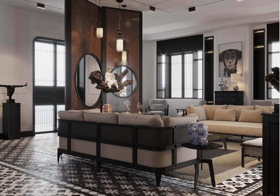 Thiết kế nội thất chung cư theo phong cách Indochine