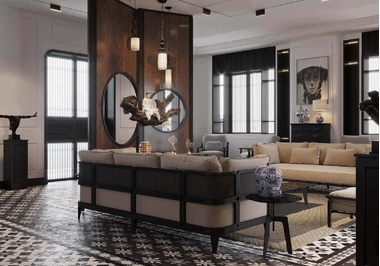 Thiết kế nội thất chung cư theo phong cách Indochine