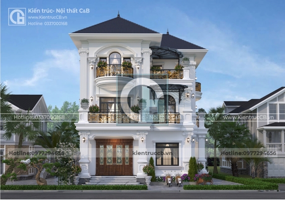 TOP MẪU BIỆT THỰ MÁI NHẬT TÂN CỔ ĐIỂN - XU HƯỚNG THIẾT KẾ HOT 2024