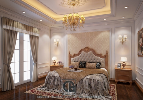 Thiết kế nội thất biệt thự đẹp mê ly Nhà anh Tuyên