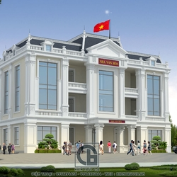 Thiết kế lâu đài đẹp phong cách cổ điển nổi bật giữa thành phố Ninh Bình