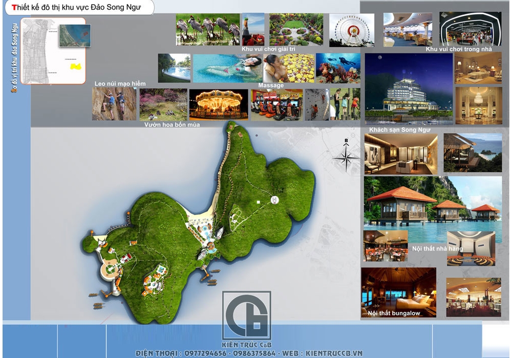 Thiết kế quy hoạch khu resort sinh thái ven biển Lan Châu