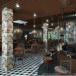 Mẫu thiết kế nội thất nhà hàng, quán cà phê hiện đại