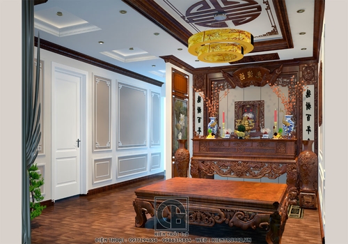 Nội thất biệt thự sang trọng nhà chú Phong - Thành phố Đà Nẵng