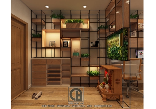 Mẫu thiết kế nội thất văn phòng hiện đại cho công ty nhỏ