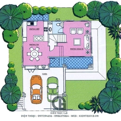 mẫu thiết kế nhà vườn 2 tầng mái Nhật