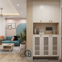 Mẫu thiết kế nội thất chung cư phong cách hiện đại
