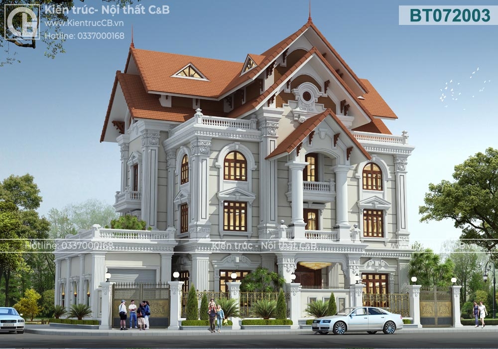 TOP các mẫu thiết kế nhà biệt thự 1 tầng mái Thái đẹp hút hồn