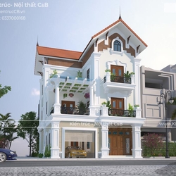 Mẫu biệt thự 3 tầng phong cách tân cổ điển tại Ninh Bình