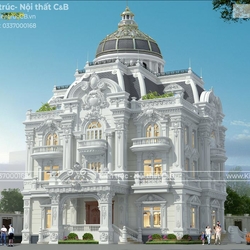 Thiết kế biệt thự tân cổ điển phố Nối- Hưng Yên ấn tượng nhất