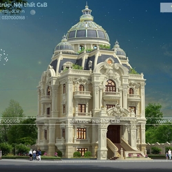 Thiết kế lâu đài cao cấp ông Thụy tọa lạc tại cố đô Ninh Bình