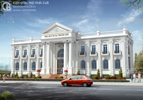 Phong cách tân cổ điển trong thiết kế kiến trúc nhà hàng tiệc cưới