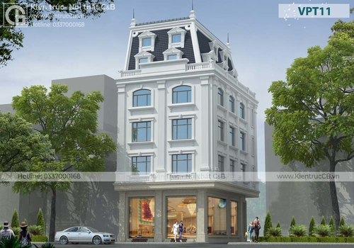 Thiết kế văn phòng phong cách tân cổ mặt phố ấn tượng