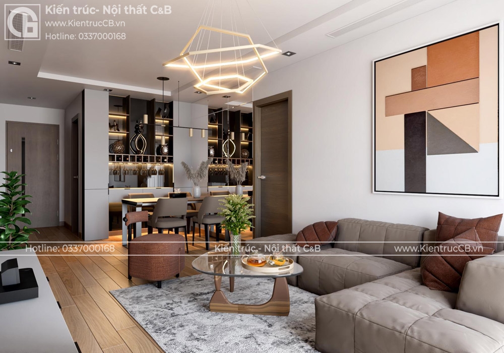 Thiết kế nội thất căn hộ Studio 30m2 đẹp dành cho người độc thân ở Hà Nội -  AZUHome