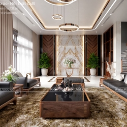 Thiết kế nội thất biệt thự hiện đại ở Thành Phố Cao Bằng - Sang trọng, đẳng cấp