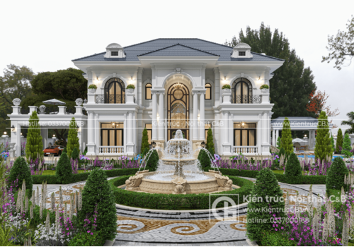 HÚT HỒN VỚI VẺ ĐẸP SANG TRỌNG CỦA MẪU BIỆT THỰ TÂN CỔ 2 TẦNG TẠI NINH BÌNH