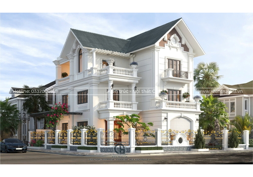 Mẫu thiết kế sáng tạo với biệt thự mái Thái