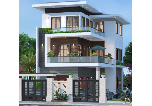 THIẾT KẾ, THI CÔNG BIỆT THỰ HIỆN ĐẠI 3 TẦNG - TỪ BẢN VẼ ĐẾN THỰC TẾ