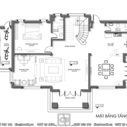 Mẫu biệt thự 2 tầng mái Nhật hiện đại sang trọng ở Sóc Sơn, Hà Nội