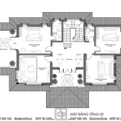Mẫu biệt thự 2 tầng mái Nhật hiện đại sang trọng ở Sóc Sơn, Hà Nội