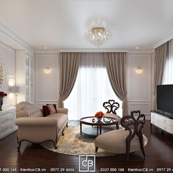 Hút hồn với vẻ đẹp sang trọng của mẫu biệt thự 15m mặt tiền ở Hưng Yên