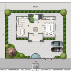 Hút hồn với vẻ đẹp sang trọng của mẫu biệt thự 15m mặt tiền ở Hưng Yên