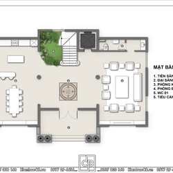Hút hồn với vẻ đẹp sang trọng của mẫu biệt thự 15m mặt tiền ở Hưng Yên