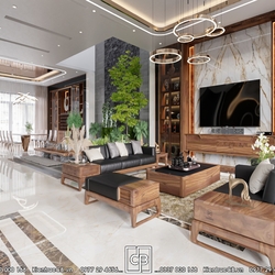 Mẫu biệt thự 2 mặt tiền theo phong cách hiện đại ở TP. Hòa Bình