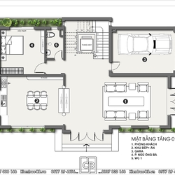 Mẫu thiết kế biệt thự 3 tầng phong cách hiện đại, năng động