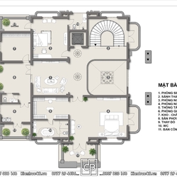 Mẫu Biệt Thự Tân Cổ Điển 3 Tầng Sang Trọng – Đẳng Cấp Vượt Thời Gian