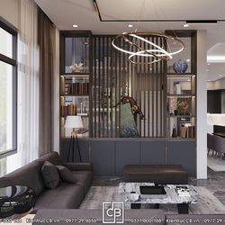 Mẫu thiết kế biệt thự 3 tầng phong cách hiện đại, năng động