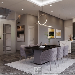 Mẫu thiết kế biệt thự 3 tầng phong cách hiện đại, năng động