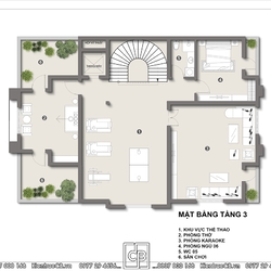 Mẫu biệt thự 3 tầng tân cổ điển (MSP: BT180201)