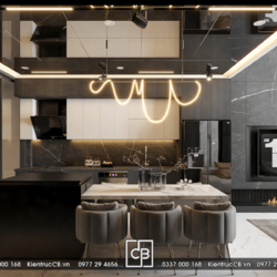 Thiết kế nội thất hiện đại nhà anh Tấn - Hà Đông