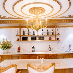 Thiết kế biệt thự hiện đại 3 tầng kết hợp mái Nhật của gia đình anh Vinh