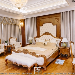 Thiết kế biệt thự hiện đại 3 tầng kết hợp mái Nhật của gia đình anh Vinh