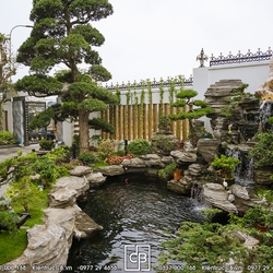 Thiết kế biệt thự hiện đại 3 tầng kết hợp mái Nhật của gia đình anh Vinh