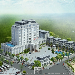 Ấn tượng mẫu thiết kế khách sạn đẹp phong cách tân cổ điển